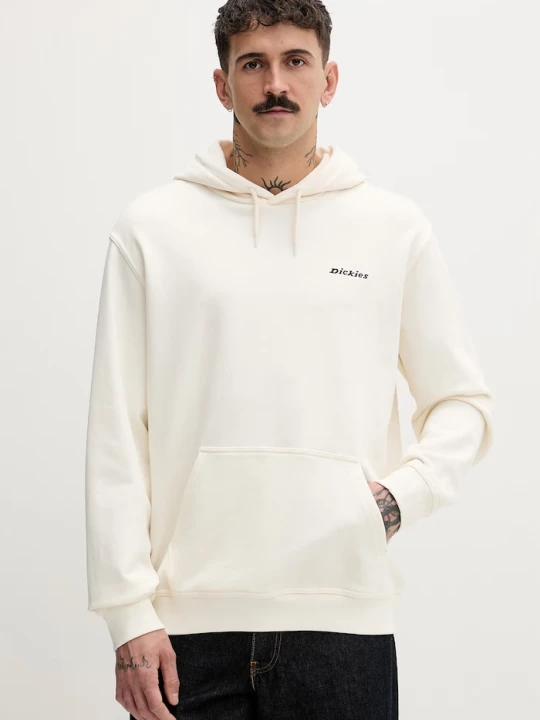Obrázek produktu Dickies mikina s kapucí pánská s bavlnou béžová