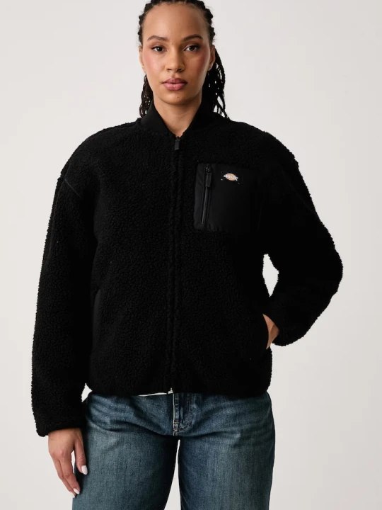Obrázek produktu Dickies rozepínací mikina dámská fleecová černá