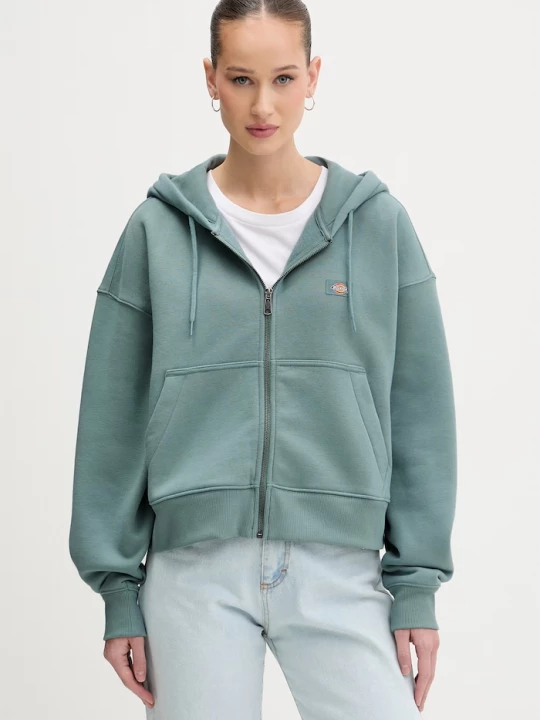 Obrázek produktu Dickies rozepínací mikina s kapucí dámská tyrkysová