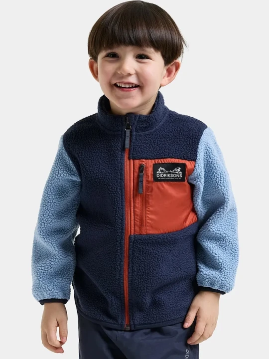 Obrázek produktu Didriksons rozepínací mikina dětská fleecová ANTEN KIDS FULLZIP 2 modrá