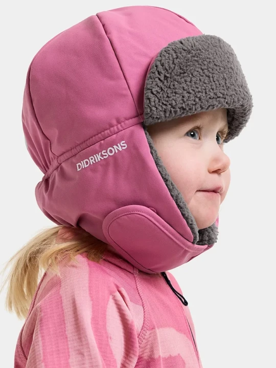 Obrázek produktu Didriksons ušanka dětská BIGGLES CAP 7 růžová