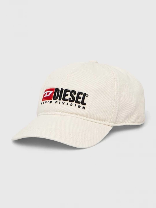 Obrázek produktu Diesel Bavlněná baseballová čepice Diesel CORRY-DIV-WASH béžová