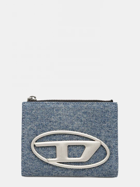 Obrázek produktu Diesel Bavlněná peněženka Diesel 1DR 1DR BI-FOLD ZIP II modrá