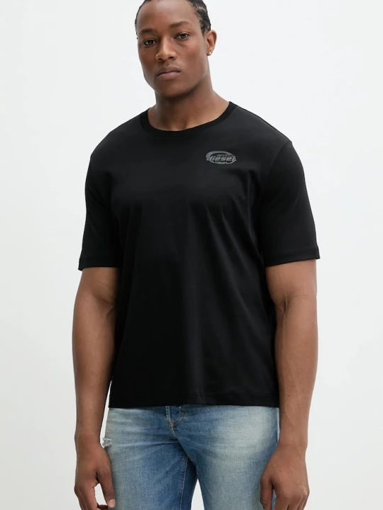 Obrázek produktu Diesel Bavlněné tričko Diesel T-MADJUST-R2 T-SHIRT černá
