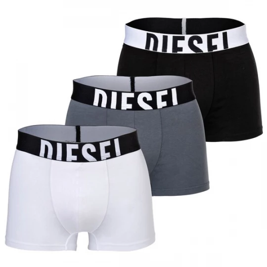 Obrázek produktu DIESEL Boxerky  šedá / černá / bílá