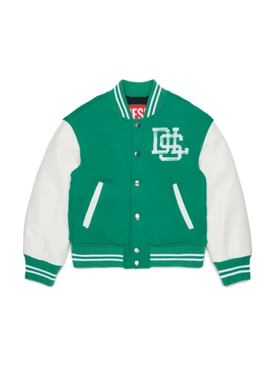 Obrázek produktu Diesel dětská varsity bunda JBAND JACKET zelená