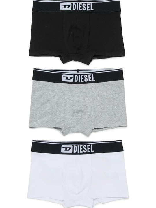 Obrázek produktu Diesel Dětské bavlněné boxerky Diesel UM-UGORTRIPACK-DD UND SHORT 3-pack černá