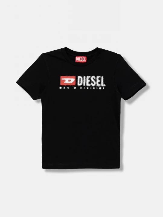 Obrázek produktu Diesel Dětské bavlněné tričko Diesel TADJUSTK14 T-SHIRT černá