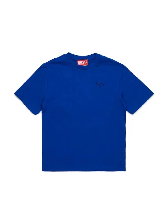 Obrázek produktu Diesel Dětské bavlněné tričko Diesel TBOGGYMEGOVALD OVER T-SHIRT modrá