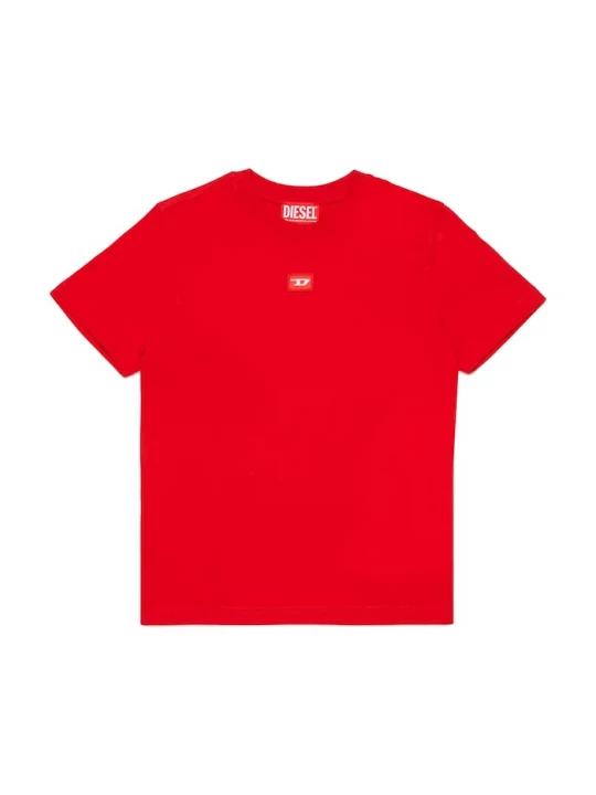 Obrázek produktu Diesel Dětské bavlněné tričko Diesel TXDIEGO T-SHIRT červená