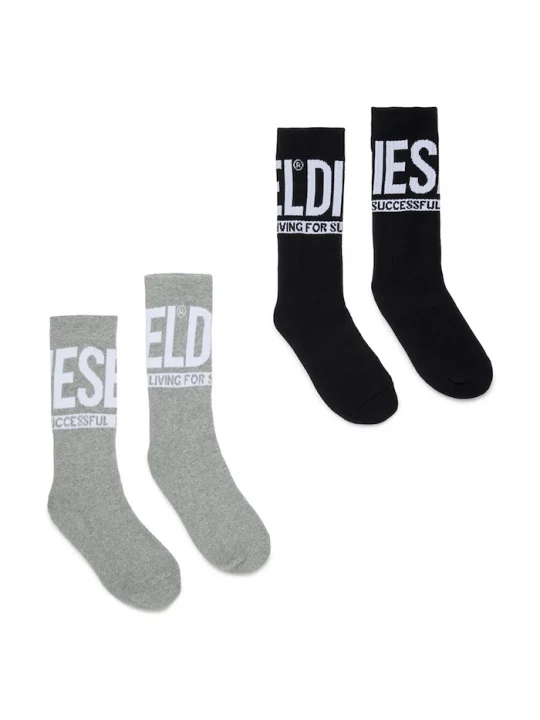 Obrázek produktu Diesel Dětské ponožky s bavlnou Diesel SKM-ZRAYBIPACK SOCKS 2-pack černá