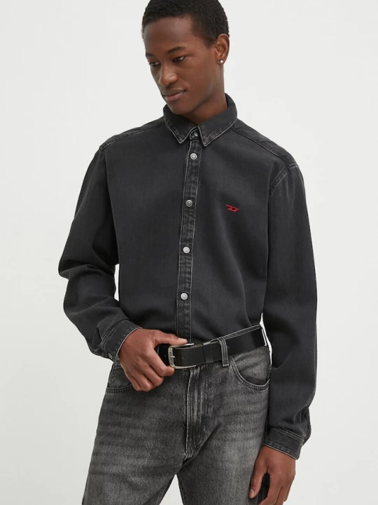 Obrázek produktu Diesel Džínová košile Diesel D-SIMPLY CAMICIA černá