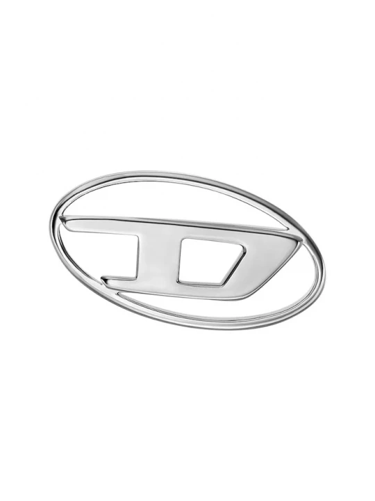 Obrázek produktu Diesel jedna pánská náušnice z nerezové oceli Oval D Logo stříbrná