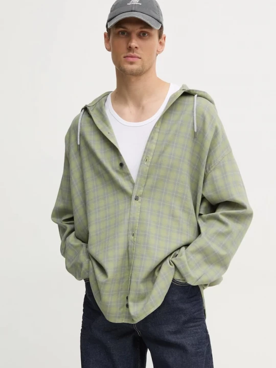 Obrázek produktu Diesel Košile S-DEWNY-HOOD-B SHIRT zelená