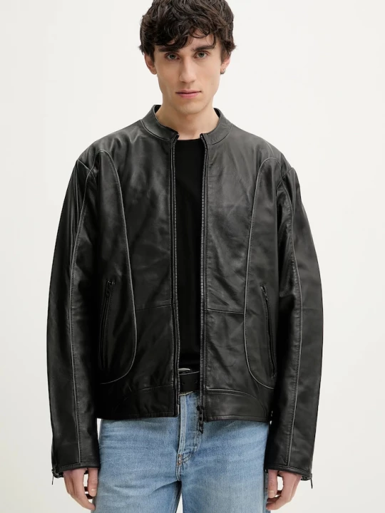 Obrázek produktu Diesel Kožená bunda L-KRIXY JACKET černá
