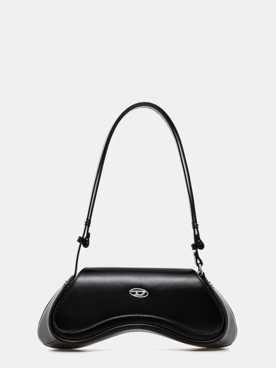 Obrázek produktu Diesel Kožená kabelka PLAY PLAY CROSSBODY cross body černá