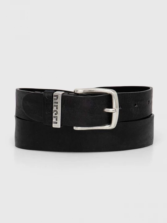 Obrázek produktu Diesel Kožený pásek Diesel B-VISIBLE BELT černá