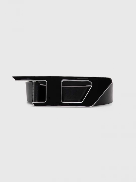 Obrázek produktu Diesel Kožený pásek Diesel D LOGO B-DLOGO II BELT černá