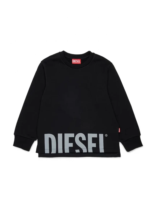 Obrázek produktu Diesel mikina dětská bavlněná SRES OVER SWEAT-SHIRT černá