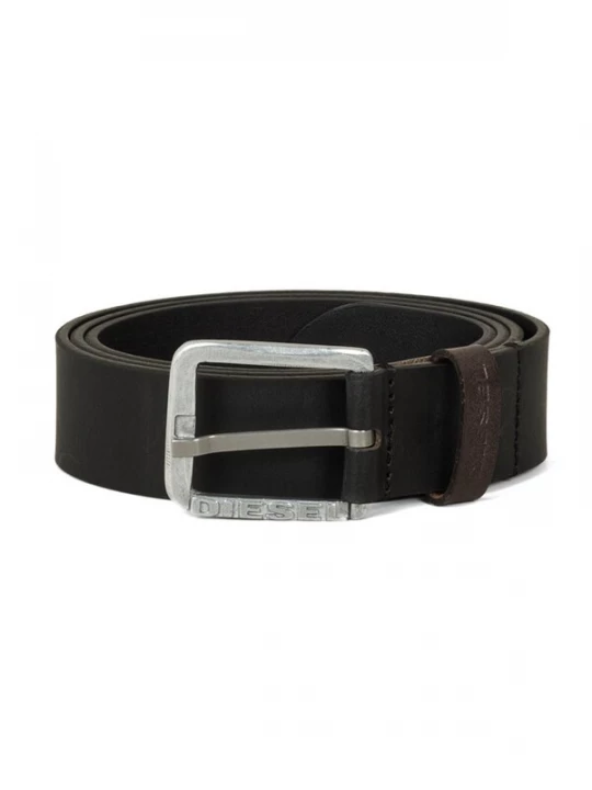 Obrázek produktu DIESEL Opasek 'LOGO B-BASIC LEATHER BELT' černá