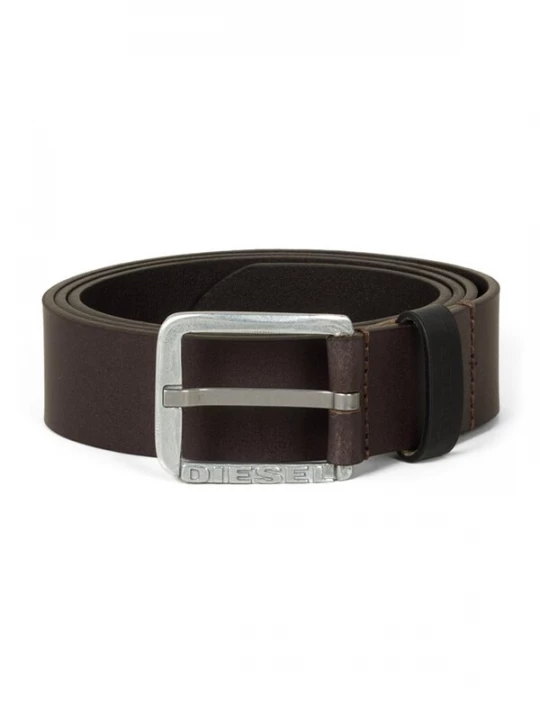 Obrázek produktu DIESEL Opasek 'LOGO B-BASIC LEATHER BELT' hnědá