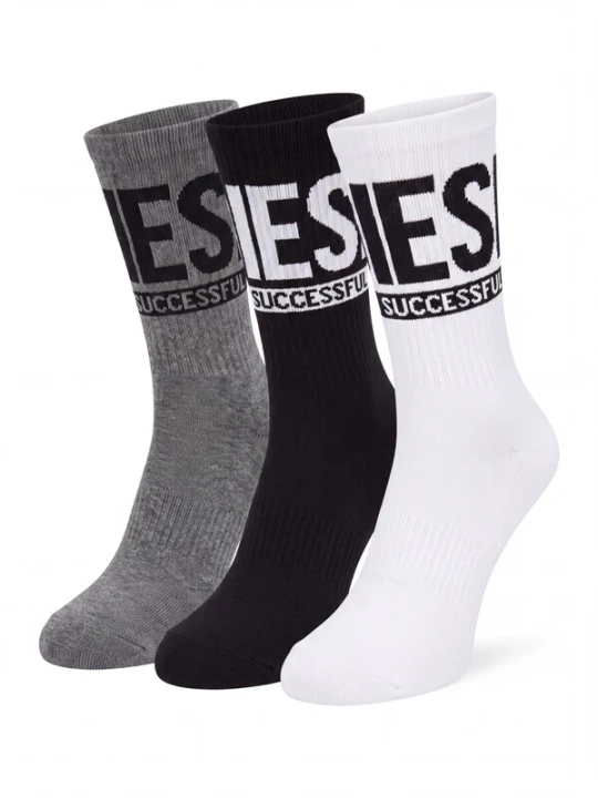 Obrázek produktu DIESEL Ponožky 'Diesel - Socken - SKM-RAY-3PACK-CUSHIONED (3er Pack)' mix barev