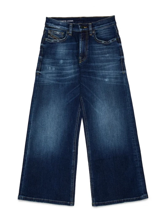 Obrázek produktu Diesel rovné dětské džíny D-ARGJX-J TROUSERS námořnická modř