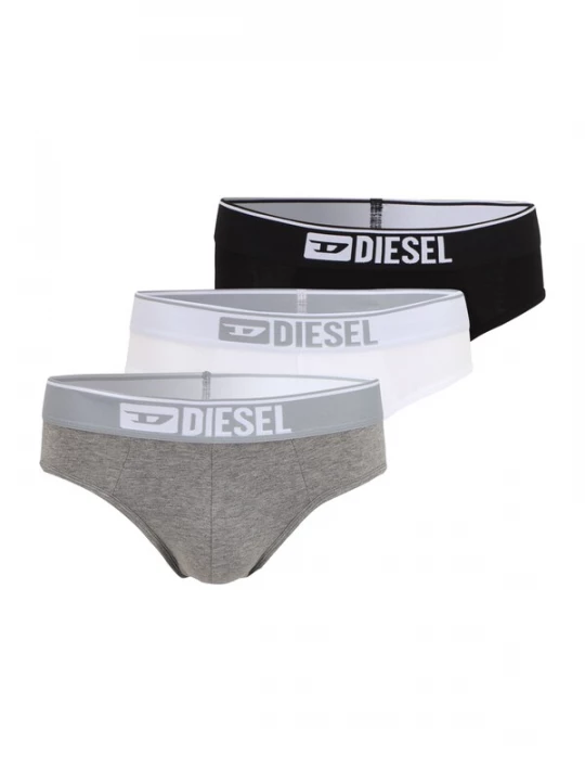 Obrázek produktu DIESEL Slipy 'Andre'  šedý melír / černá / bílá