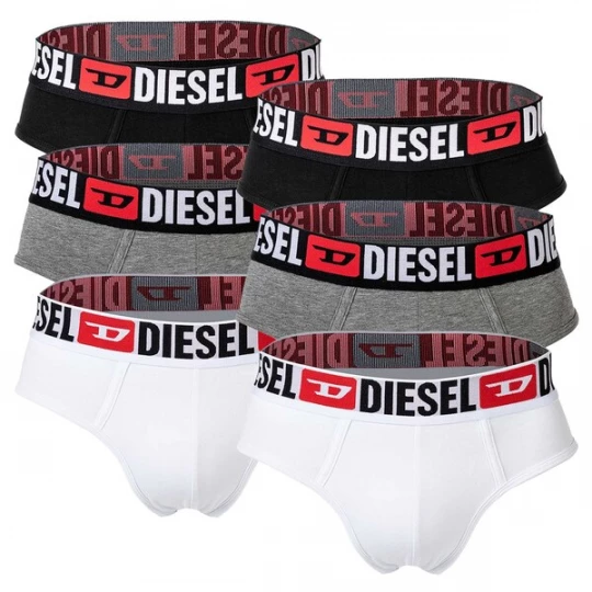 Obrázek produktu DIESEL Slipy  šedý melír / červená / černá / bílá