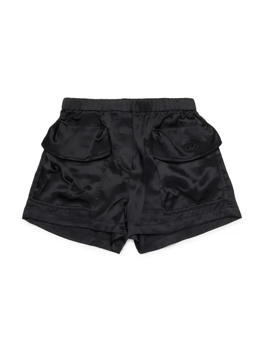 Obrázek produktu Diesel šortky dětské s viskózou PSAFFY SHORTS černá