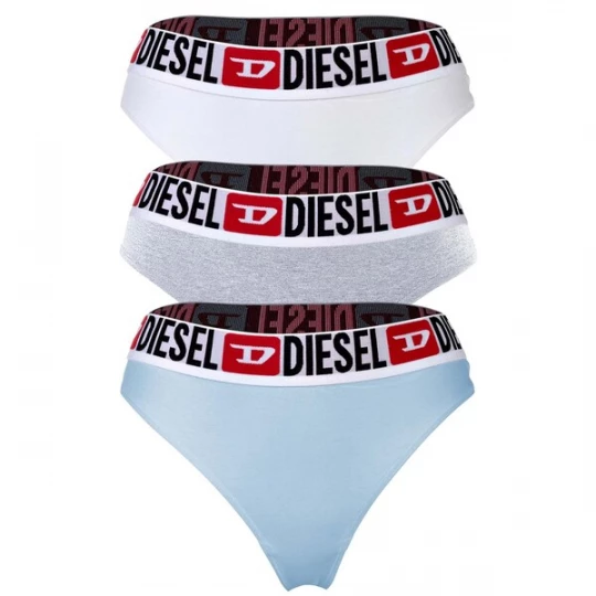 Obrázek produktu DIESEL Tanga 'Stars' světlemodrá / světle šedá / červená / bílá