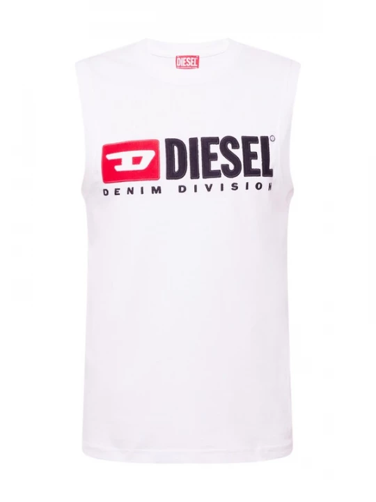 Obrázek produktu DIESEL Tričko 'T-Isco-Div' krvavě červená / černá / bílá