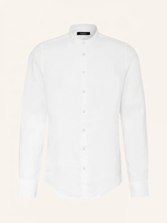 Obrázek produktu Digel Lněná Košile Koen Slim Fit Se Stojáčkem bílá