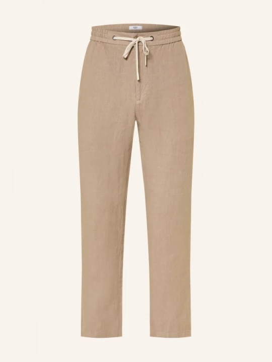 Obrázek produktu Digel Move Kalhoty Benny Ve Stylu Joggingových Kalhot, Střih Modern Fit, Z Lnu 72 beige
