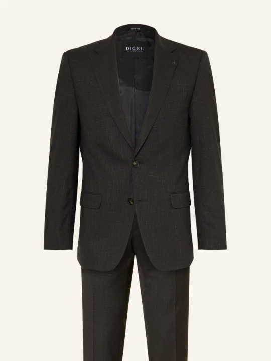 Obrázek produktu Digel Oblek Daren Modern Fit černá / šedá