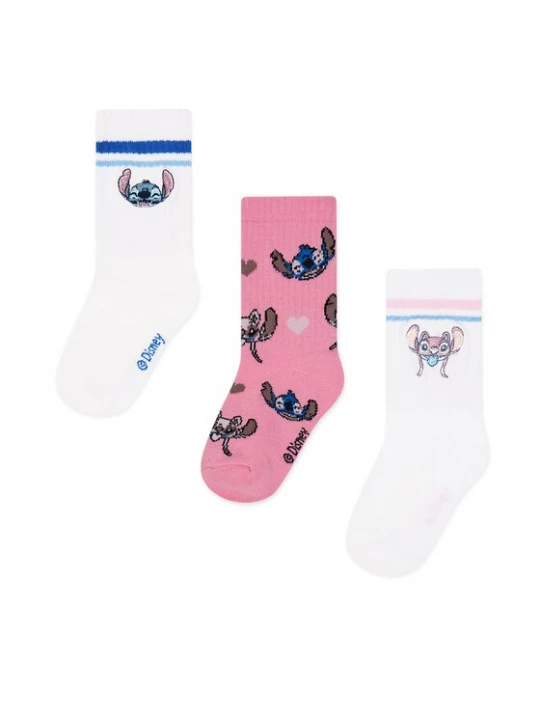 Obrázek produktu Disney Classics Dlouhé ponožky ACCCS-SS26-102DCLS(3-PACK) Bílá