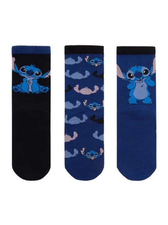 Obrázek produktu Disney Classics Dlouhé ponožky CEO-ACCCS-AW25-219DCLS(3-PACK) Černá