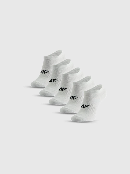 Obrázek produktu Dívčí krátké ponožky (5-pack) - bílé 4F