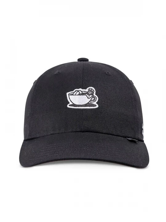 Obrázek produktu DJINNS Kšiltovka 'Guy in a Cup' černá / bílá