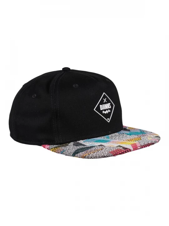 Obrázek produktu DJINNS Kšiltovka 'Rubber Aztek'  světlemodrá / černá / offwhite