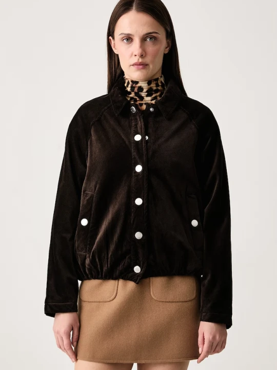 Obrázek produktu DKNY bunda dámská manšestrová hnědá