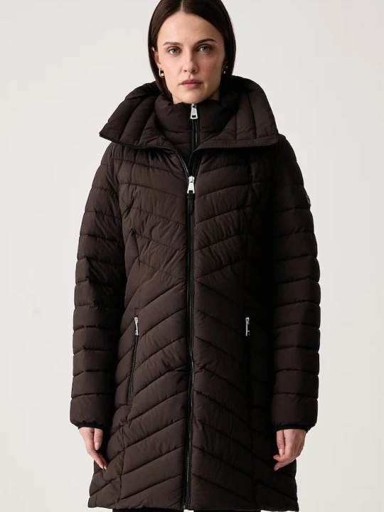 Obrázek produktu DKNY dlouhá bunda dámská hnědá
