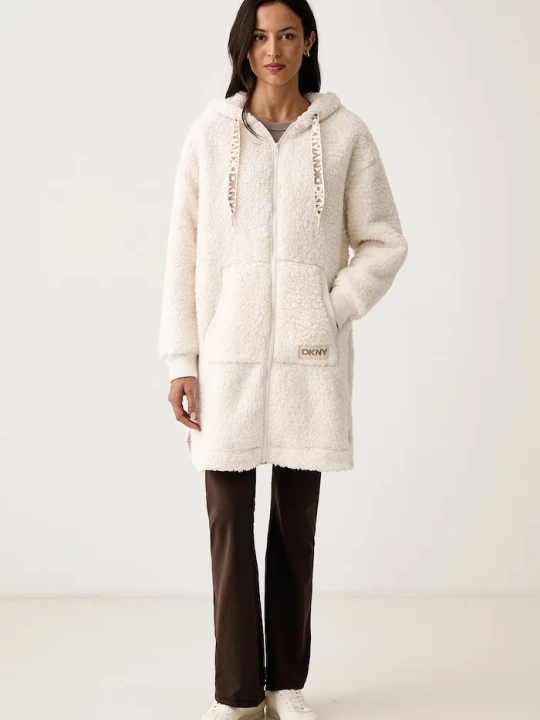 Obrázek produktu DKNY fleece mikina dámská béžová