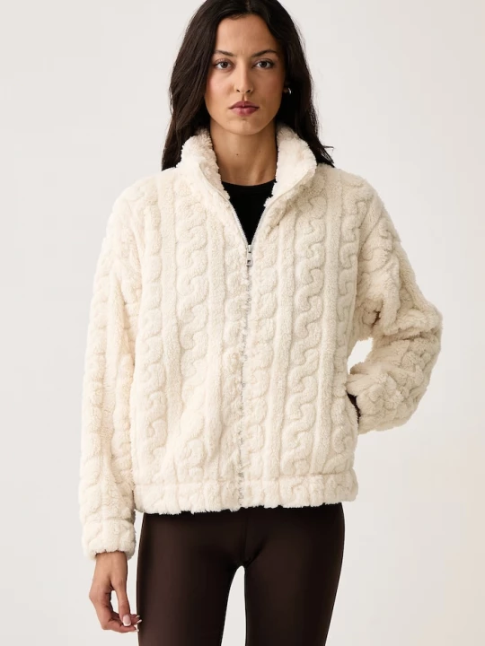 Obrázek produktu DKNY fleece mikina dámská béžová
