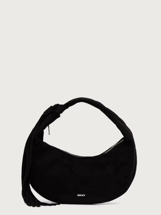 Obrázek produktu DKNY hobo kabelka dámská z imitace semiše černá