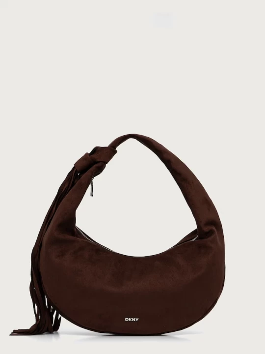 Obrázek produktu DKNY hobo kabelka dámská z imitace semiše hnědá
