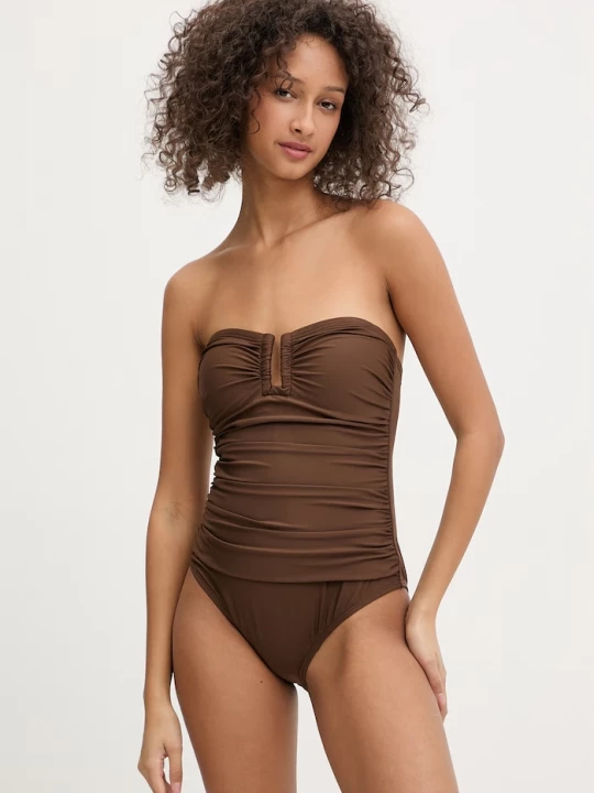 Obrázek produktu DKNY jednodílné plavky dámské hnědá