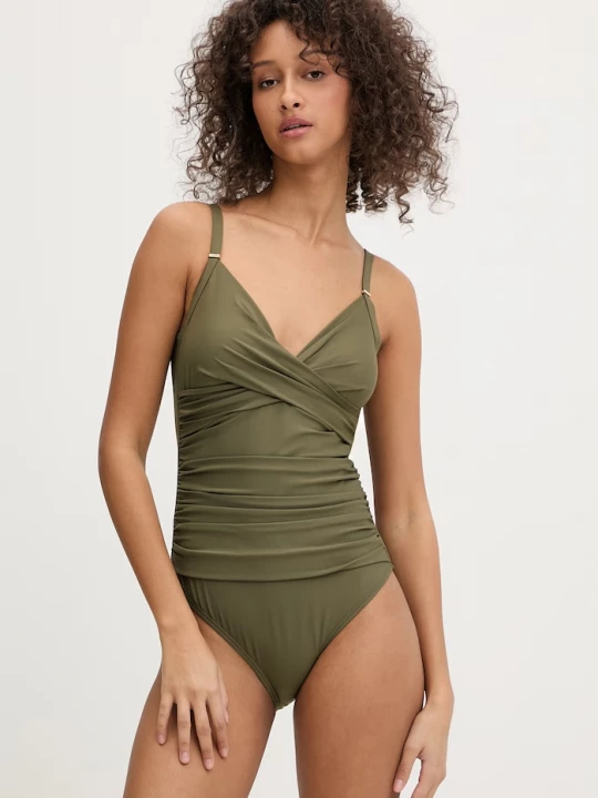 Obrázek produktu DKNY Jednodílné plavky dámské zelená
