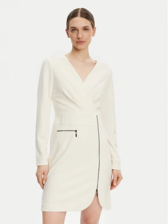 Obrázek produktu DKNY Koktejlové šaty DD4JI62A Krémová Slim Fit