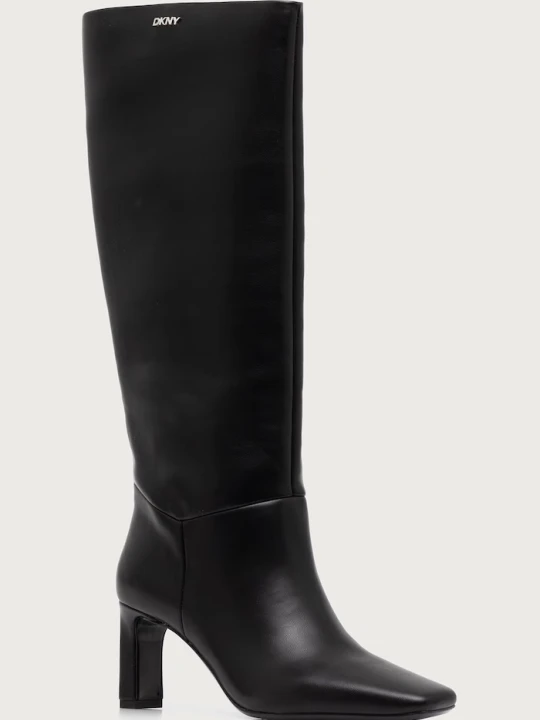 Obrázek produktu DKNY kozačky nad kolena na sloupku dámské Karine černá